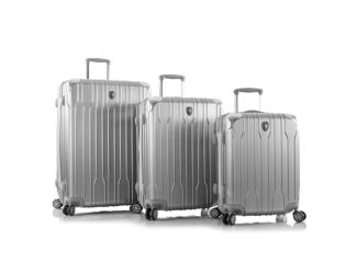Heys Luggage Xtrak PC Composite 3pc Luggage Set - Silver