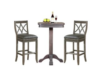 American Heritage - Sarsetta Pub Table & Hadley Bar Height Stools
