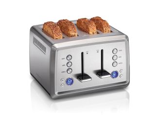 Digital Sure-Toast 4 Slice Toaster Stainless Steel