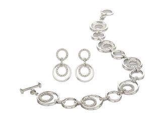 Diamond Bracelet & Earring Set
