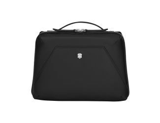 Victoria Signature Hanging Toiletry Bag with Detachable Pouch Black