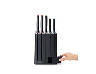5pc Elevate SlimBlock Multi-Color Knife Set w/ Sharpener