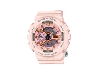 Ladies G-Shock S Series Ana-Digi Baby Pink Resin Watch