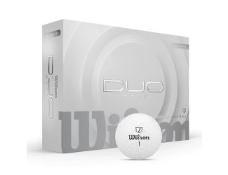 Wilson DUO Soft White Golf Balls - 1 Dozen