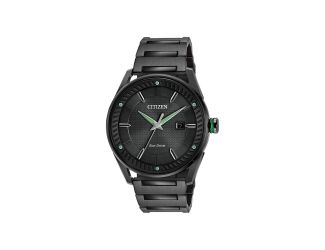 Mens Eco-Drive CTO Black Ion-Plated Watch Black Dial