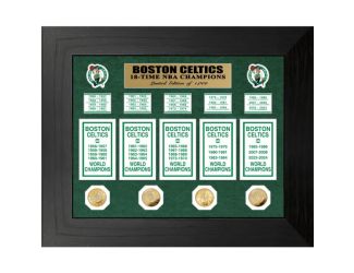 Boston Celtics Deluxe 18-Time NBAChampions Banner Collection
