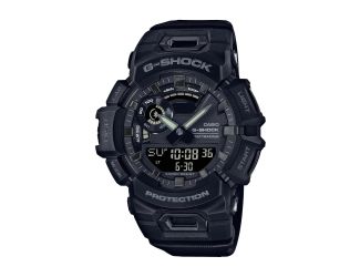 Mens G-Squad Smartphone Link Black Resin Smartwatch Black Dial
