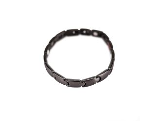 Black Titanium Magnetic Therapy Bracelet