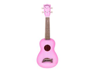 Soprano Dolphin Ukulele w/ Tote Bag Pink Burst