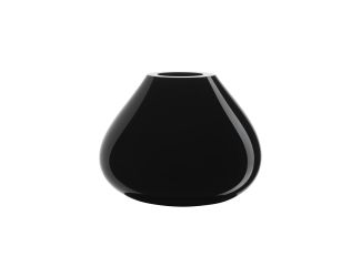 Ebon Vase Black Medium