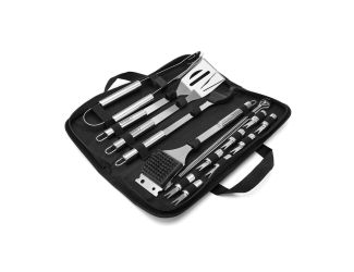 18pc BBQ Tool Set w/ Carry Case