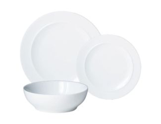 Denby White 12 Pc Dinnerware Set