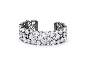 Cobblestone Cubic Zirconia Cuff