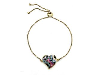 Mosaic Heart Bracelet