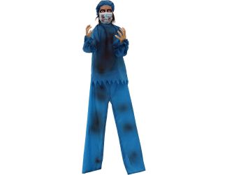 Life-Size Animatronic Doctor with Lights and Sound, Indoor or Covered Outdoor Halloween Decoration