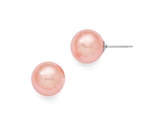 12-13mm Pink Stud Earrings