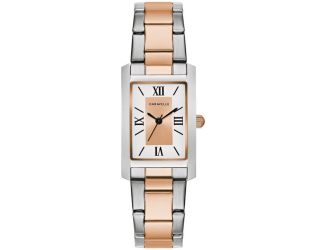 Caravelle Ladies Two Tone Rose Gold Classic Bracelet