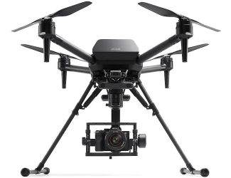 Sony Airpeak S1 Aerial quadcopter and remote controller
