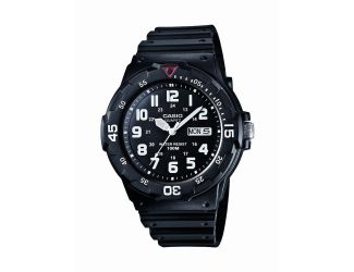 Classic Analog Watch Black Resin Band