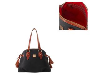 Pebble Grain Domed Satchel