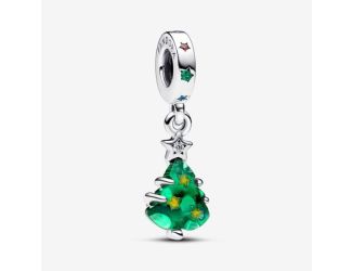 Sparkling Christmas Tree Dangle Charm