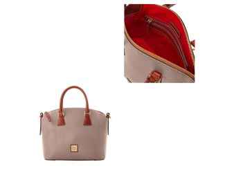 Pebble Grain Domed Satchel