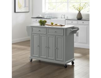 Full Size Granite Top Kitchen Cart/Island