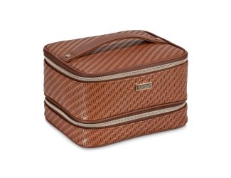 Stephanie Johnson - Rosewood Jenny Train Case - Cognac