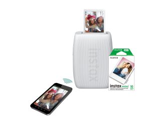 Instax Mini Link 3 Smartphone Printer Bundle Clay White