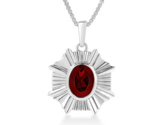 Garnet Aura Necklace