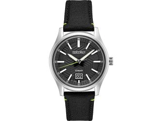 Essentials SS Quartz Black Dial