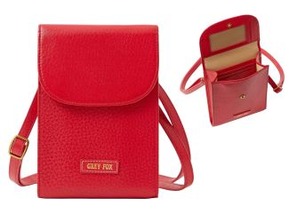 Mini Crossbody - Red Leather