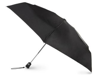Travel Auto Open Close Umbrella - Black