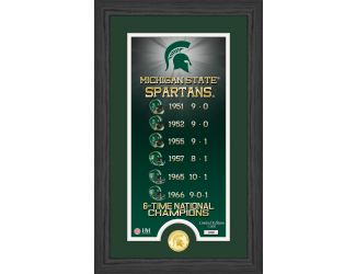Michigan State University Legacy Supreme Minted Coin Panoramic Photo Mint