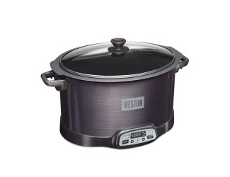 2-in-1 6qt Digital Indoor Smoker & Slow Cooker