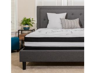 10" Hybrid Pocket Spring Mattress, Queen Mattress in a Box - Premium Mattress