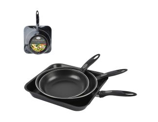 3 Pc Nonstick Breakfast Pan Set