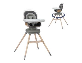 Kindred Collection Kiskadee 360 Rotating High Chair Onyx Heritage
