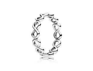 Simple Infinity Band Ring Size 7.5"