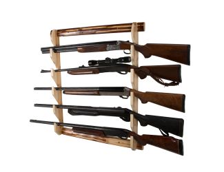 5-Gun Horizontal Wall Storage Rack