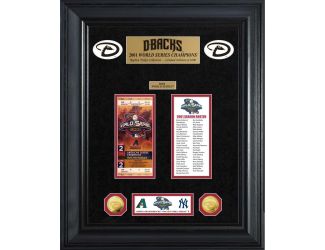 Arizona Diamondbacks World Series Deluxe Gold Coin & Ticket Collection