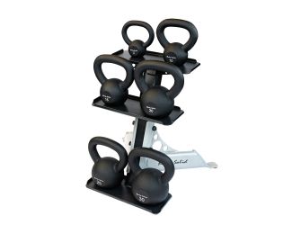 Body-Solid Kettleball Set Singles 5-30lbs w/Rack