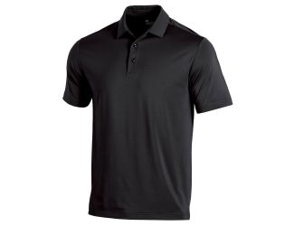 Under Armour Men's T2 Green Golf Polo - Black-R/XL