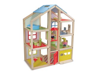 Hi-Rise Wooden Dollhouse Ages 3+ Years