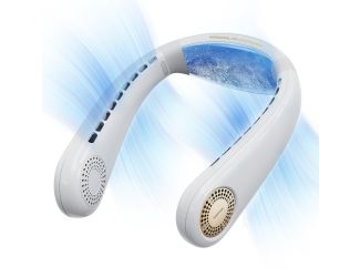 COOLiFY Air Wearable Neck Air Conditioner White