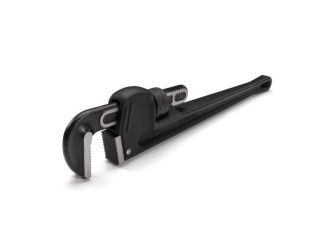 24" Heavy-Duty Cast Aluminum Straight Handle Pipe Wrench