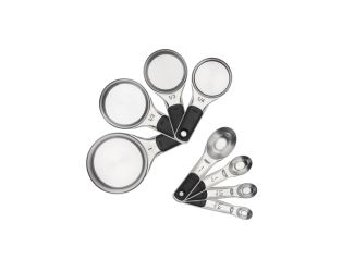 Stainless Steel Measuring Cups and Spoons Set