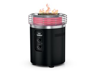 Fireside360 Outdoor Heater & Fire Pit Black