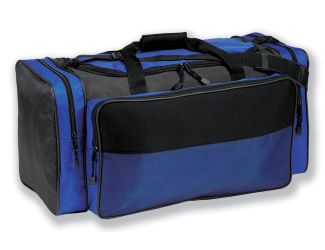 26" Nylon/Neoprene Duffel Bag - Royal/Black