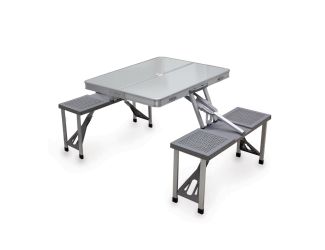 Aluminum Folding Picnic Table w/ Seats